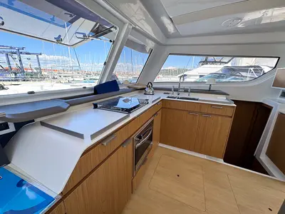 Invictus, a Bali Catspace catamaran at Pirovac, Croatia