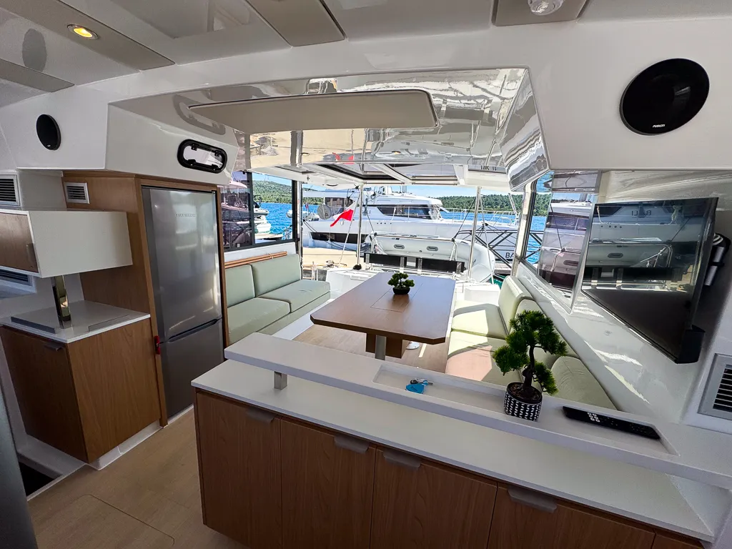 Invictus, a Bali Catspace catamaran at Pirovac, Croatia