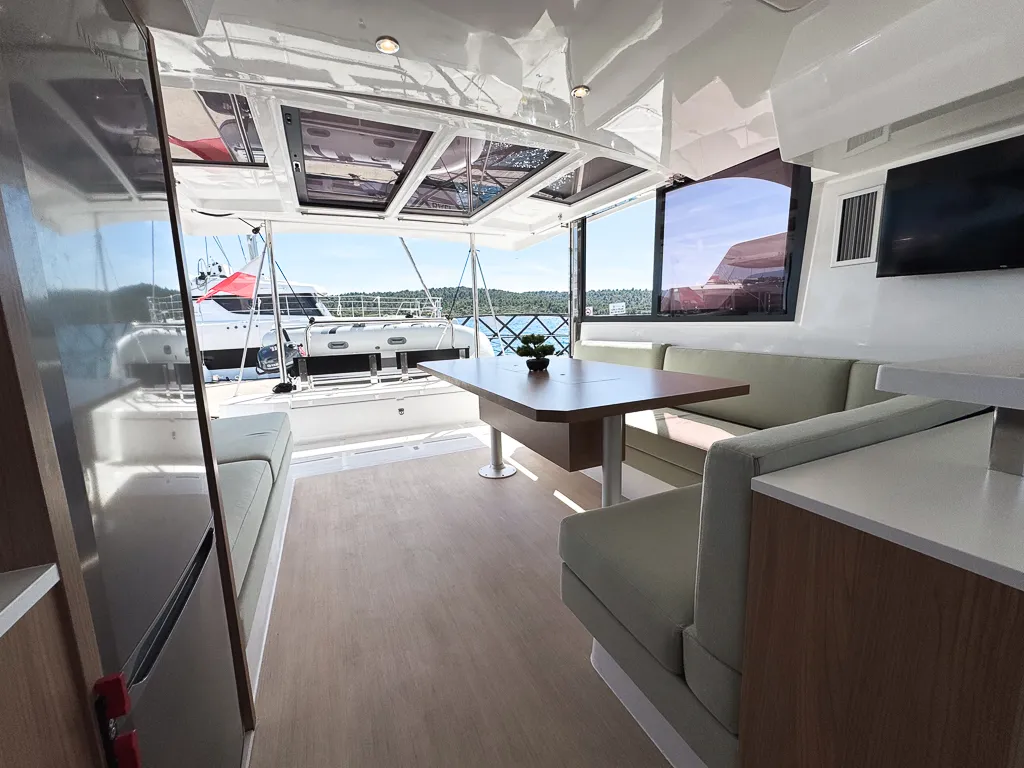 Invictus, a Bali Catspace catamaran at Pirovac, Croatia