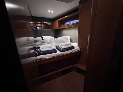 Cabin on Beneteau Oceanis 60, a sailboat at Split, Croatia