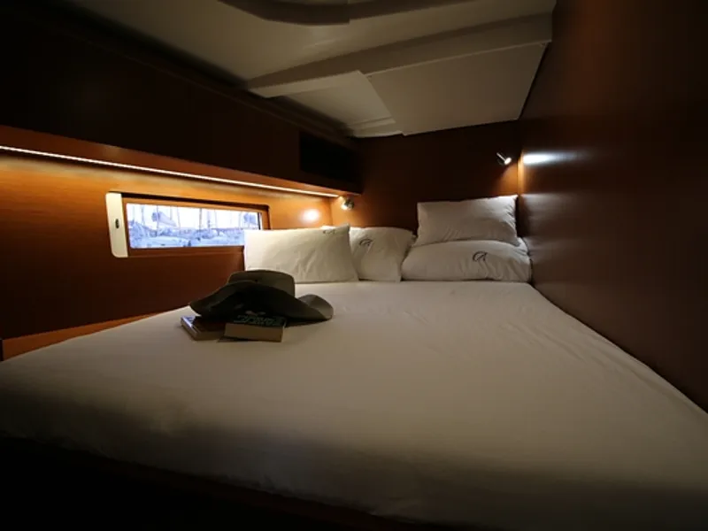 Cabin on Pisces, a Beneteau Oceanis 51.1 sailboat at Jezera, Croatia