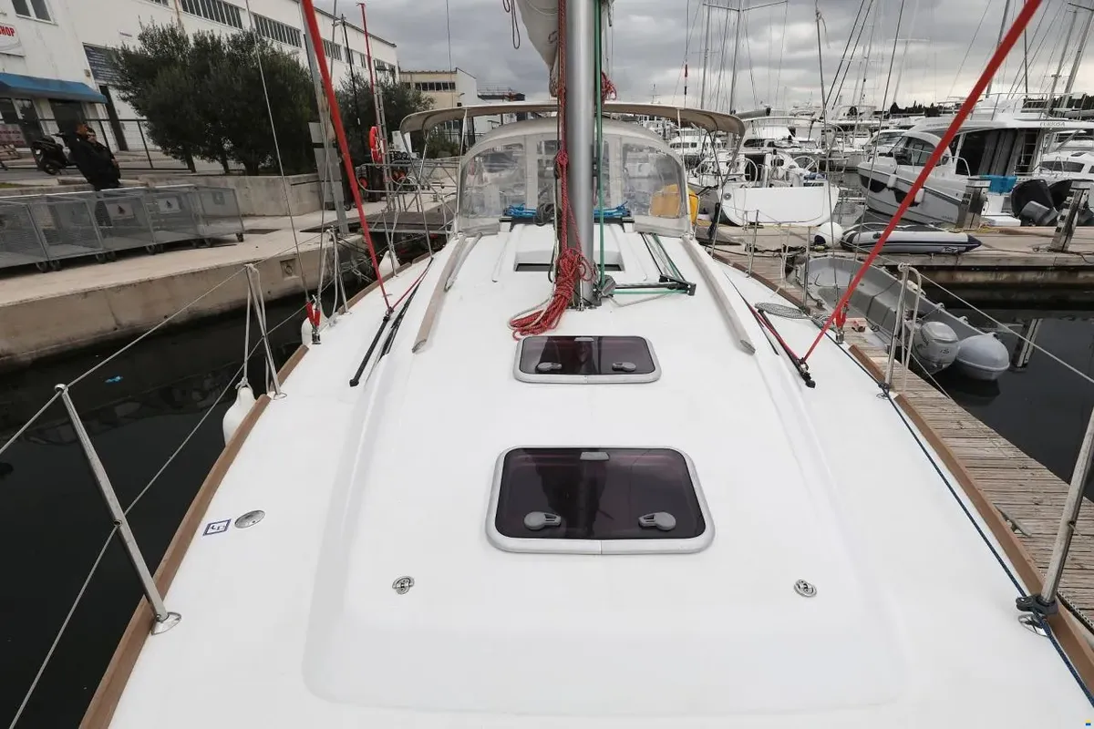 Star Elisabeth , a Beneteau Oceanis 34 sailboat at Punat, Croatia