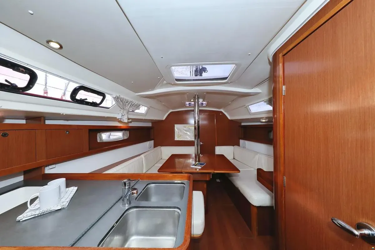 Star Elisabeth , a Beneteau Oceanis 34 sailboat at Punat, Croatia