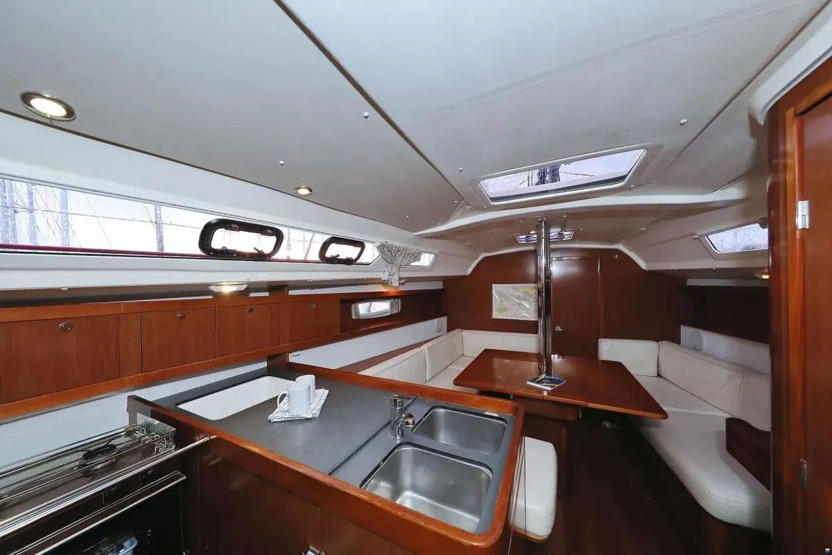 Star Elisabeth , a Beneteau Oceanis 34 sailboat at Punat, Croatia