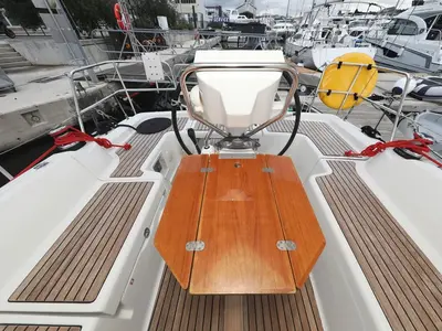 Star Elisabeth , a Beneteau Oceanis 34 sailboat at Punat, Croatia