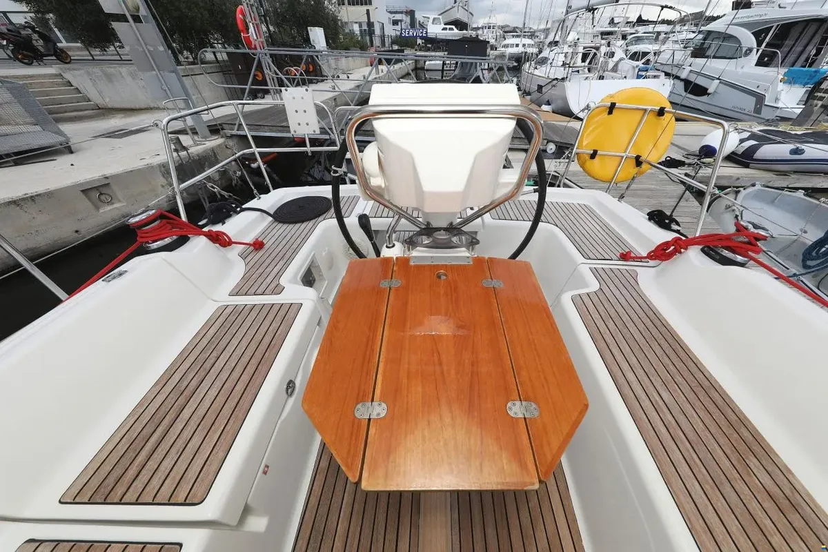 Star Elisabeth , a Beneteau Oceanis 34 sailboat at Punat, Croatia