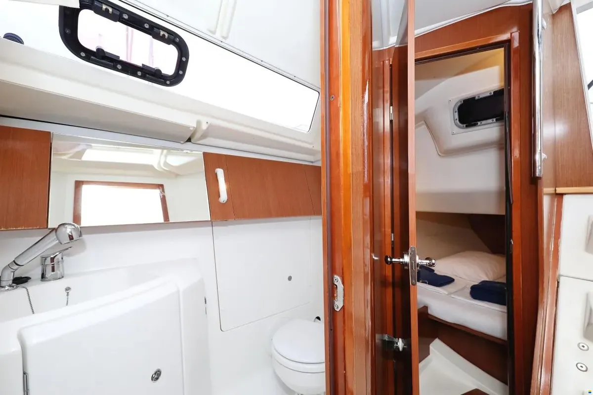 Star Elisabeth , a Beneteau Oceanis 34 sailboat at Punat, Croatia