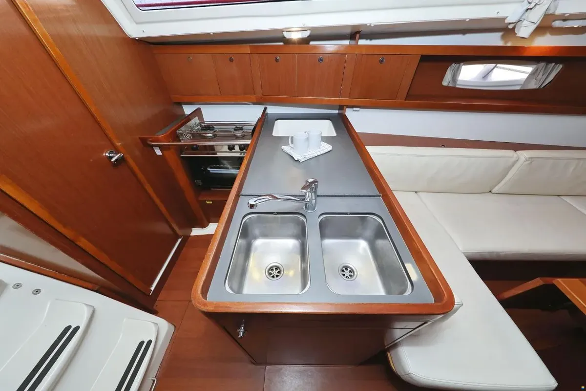 Star Elisabeth , a Beneteau Oceanis 34 sailboat at Punat, Croatia