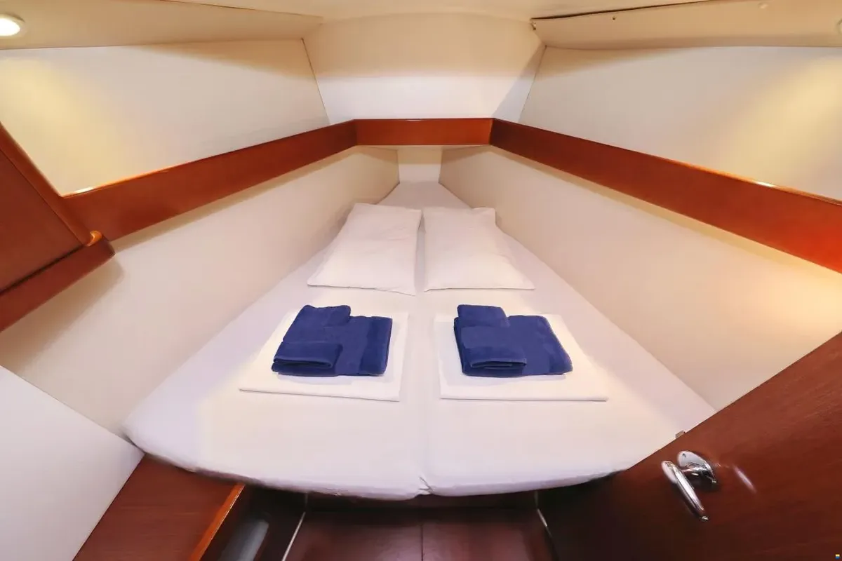 Star Elisabeth , a Beneteau Oceanis 34 sailboat at Punat, Croatia