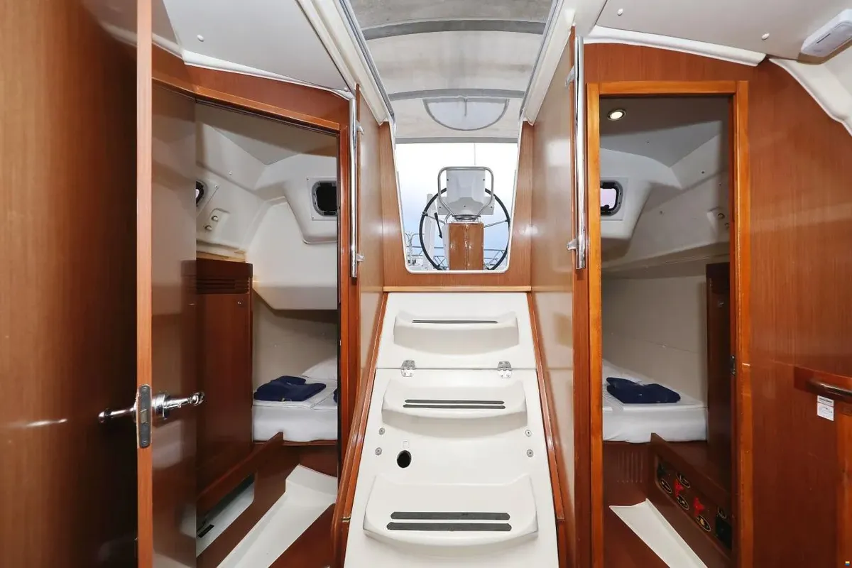 Star Elisabeth , a Beneteau Oceanis 34 sailboat at Punat, Croatia
