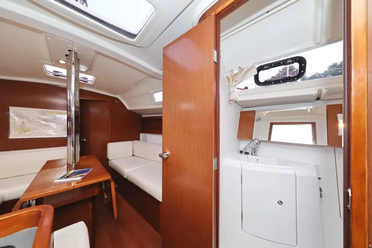 Star Elisabeth , a Beneteau Oceanis 34 sailboat at Punat, Croatia