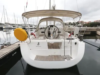 Star Elisabeth , a Beneteau Oceanis 34 sailboat at Punat, Croatia