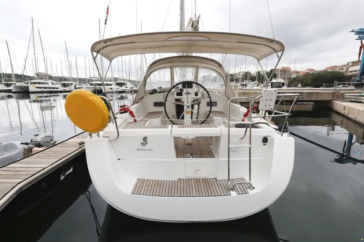 Star Elisabeth , a Beneteau Oceanis 34 sailboat at Punat, Croatia