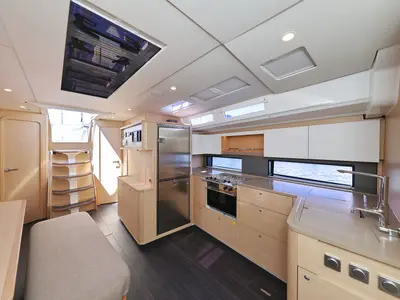 Galley of Ocean Rose, a Dufour 48 sailboat at Općina Sukošan, Croatia