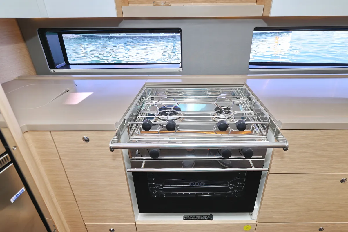 Galley of Ocean Rose, a Dufour 48 sailboat at Općina Sukošan, Croatia