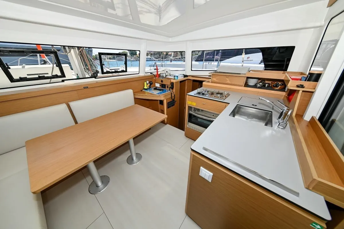 ISLAND BLUE V, a Excess 11 catamaran at Grad Pula, Croatia