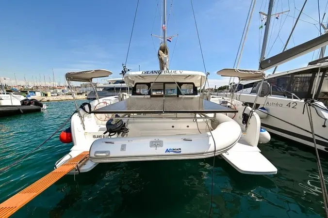 ISLAND BLUE V, a Excess 11 catamaran at Grad Pula, Croatia