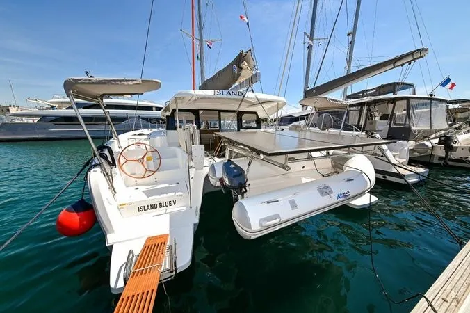 ISLAND BLUE V, a Excess 11 catamaran at Grad Pula, Croatia