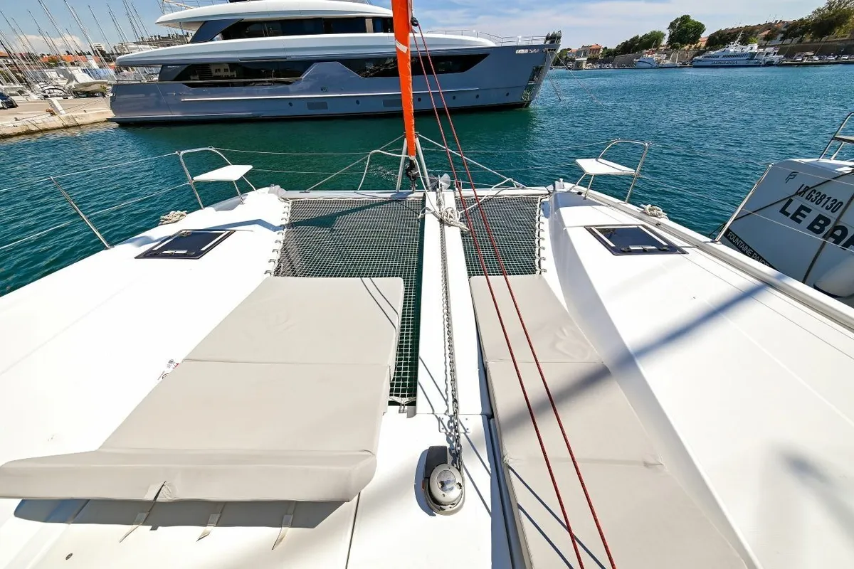 ISLAND BLUE V, a Excess 11 catamaran at Grad Pula, Croatia