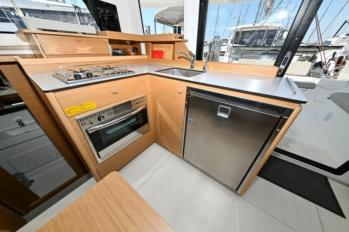 ISLAND BLUE V, a Excess 11 catamaran at Grad Pula, Croatia