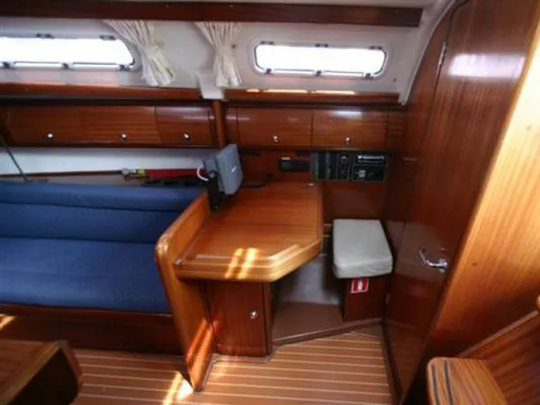 Salon of Elizabet, a Bavaria 32 sailboat at Grad Biograd na Moru, Croatia