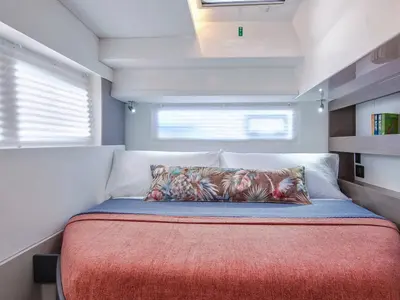 Cabin on Moorings 4200/3 Exclusive Plus, a Leopard 42 catamaran at Road Town, British Virgin Islands