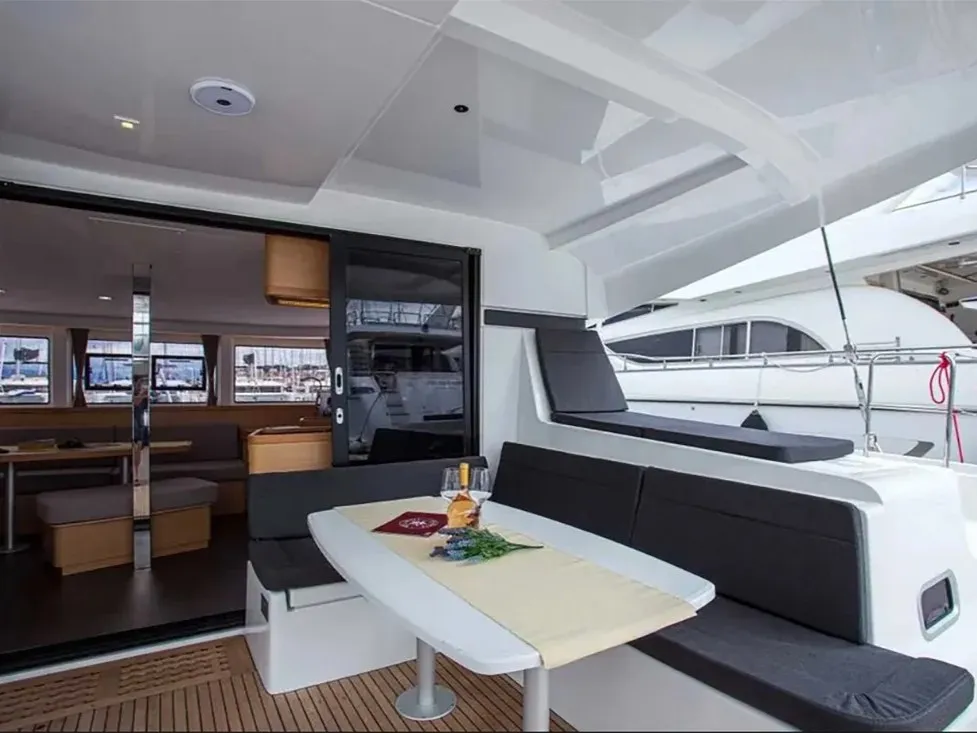 Sofibel, a Lagoon 42 catamaran at Pescara, Italy