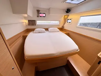 Cabin on Sofibel, a Lagoon 42 catamaran at Pescara, Italy