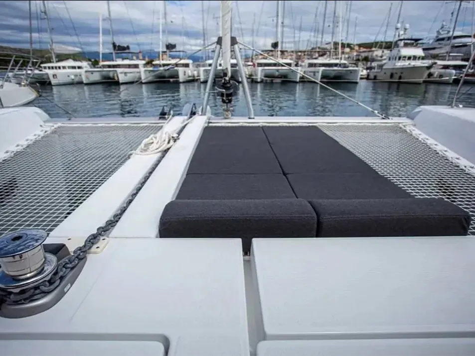 Sofibel, a Lagoon 42 catamaran at Pescara, Italy