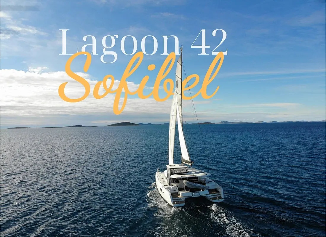 Sofibel, a Lagoon 42 catamaran at Pescara, Italy