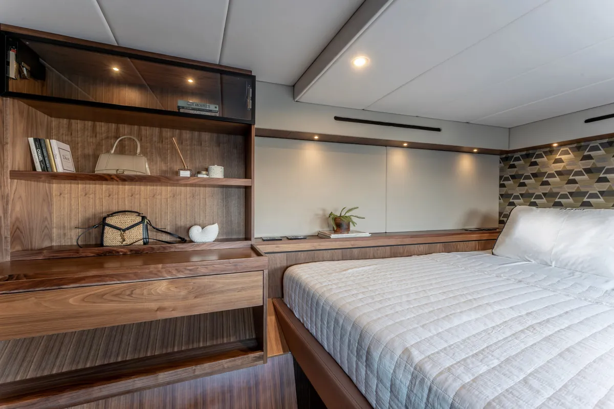 Cabin on HANI I, a Gulet Catamaran catamaran at Lavreotiki, Greece