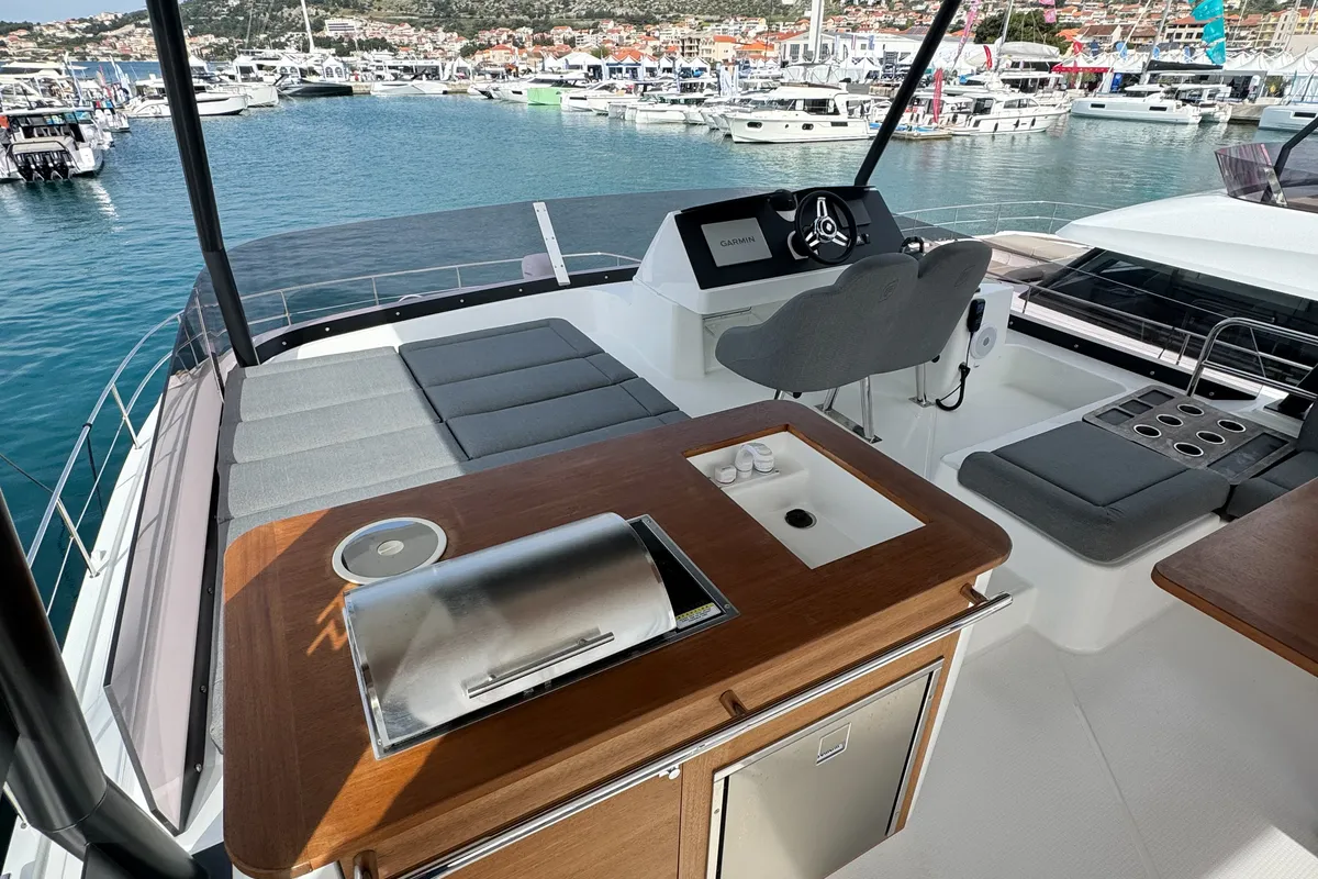 Arigato, a Fountaine Pajot MY5 catamaran at Seget Donji, Croatia