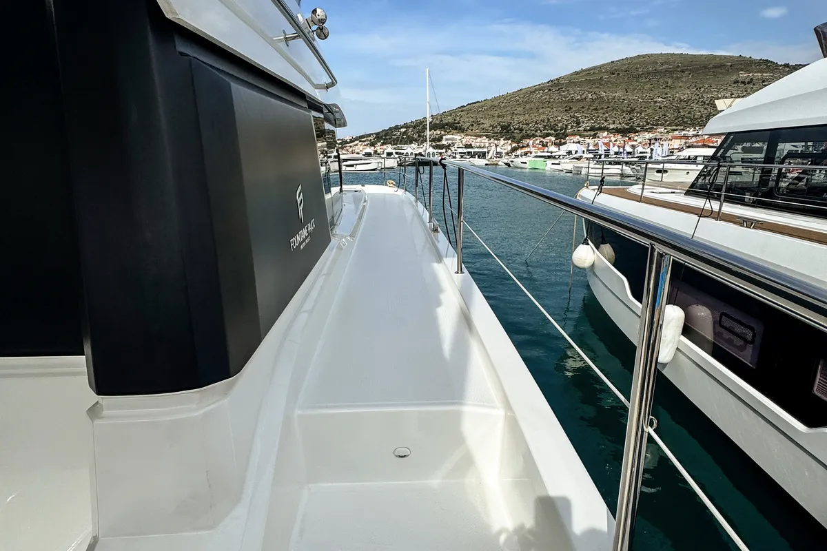 Arigato, a Fountaine Pajot MY5 catamaran at Seget Donji, Croatia