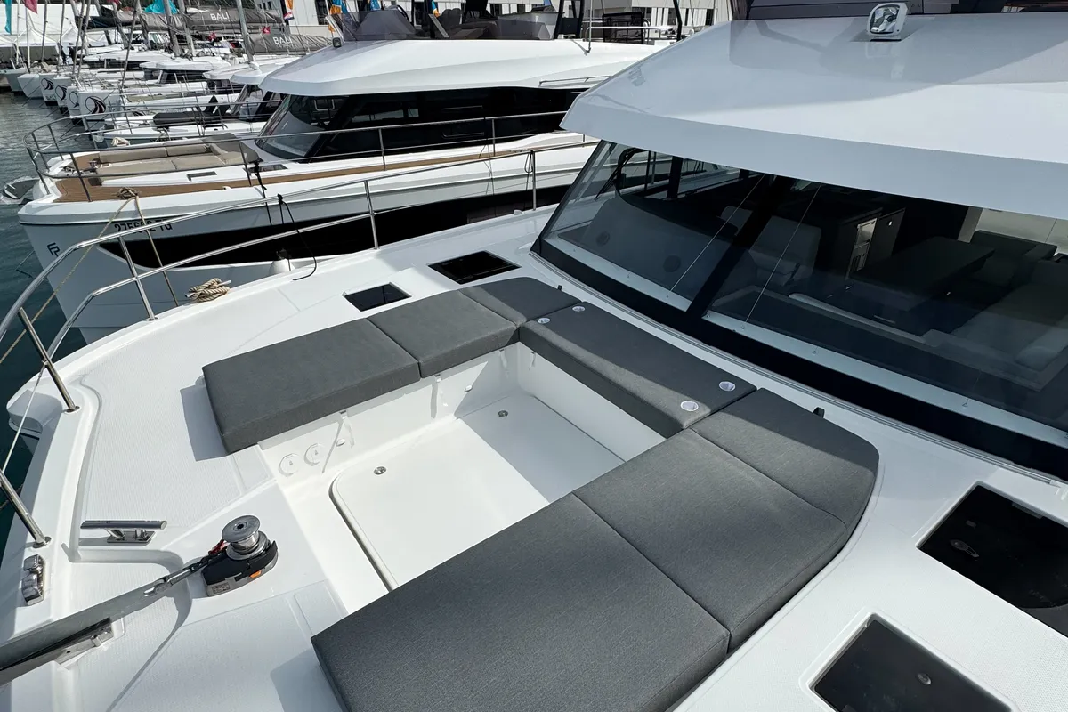 Arigato, a Fountaine Pajot MY5 catamaran at Seget Donji, Croatia