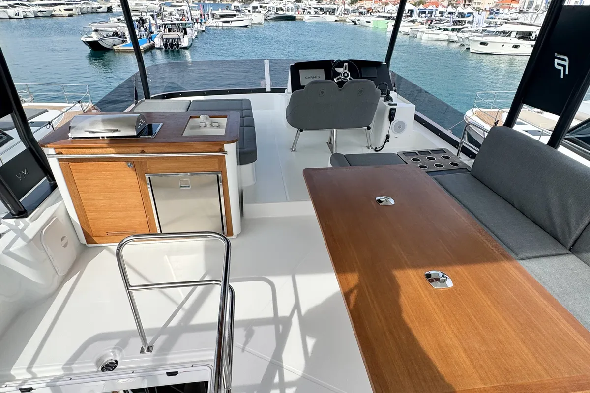 Arigato, a Fountaine Pajot MY5 catamaran at Seget Donji, Croatia