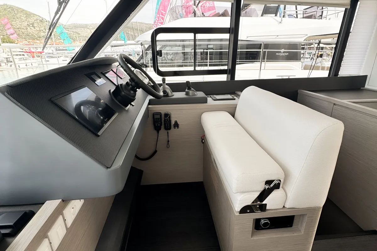 Arigato, a Fountaine Pajot MY5 catamaran at Seget Donji, Croatia