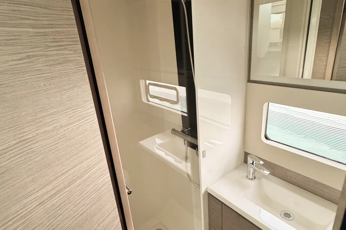 Arigato, a Fountaine Pajot MY5 catamaran at Seget Donji, Croatia