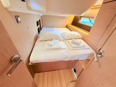 Cabin on Daria & Engara, a Beneteau Oceanis 46.1 sailboat at Općina Sukošan, Croatia