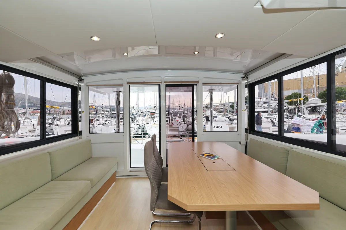 Salon of Imagination, a Bali 4.4 catamaran at Trogir, Croatia