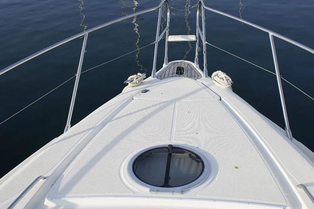 Exterior view of Lady Veronika, a Gobbi 425 SC motor yacht at Punat, Croatia