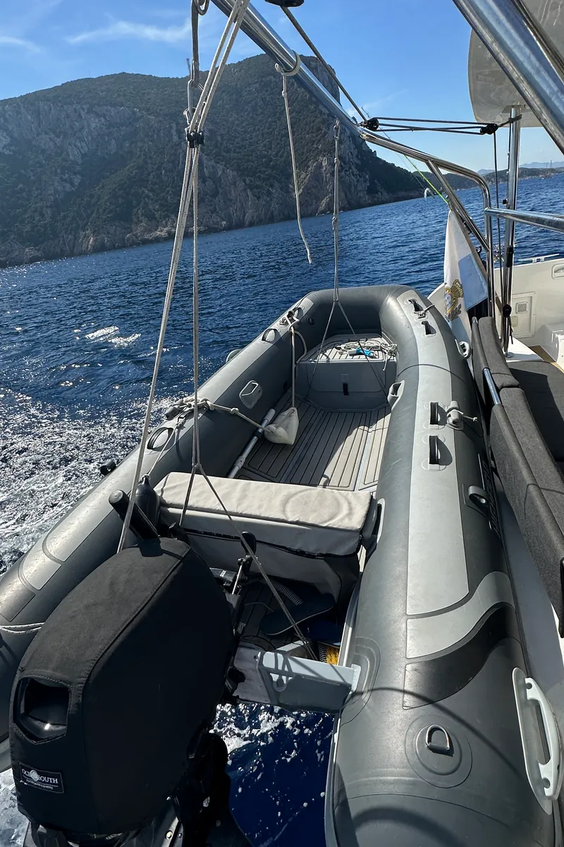 Sella III, a Lagoon 46 catamaran at Figari/Golfo Aranci, Italy