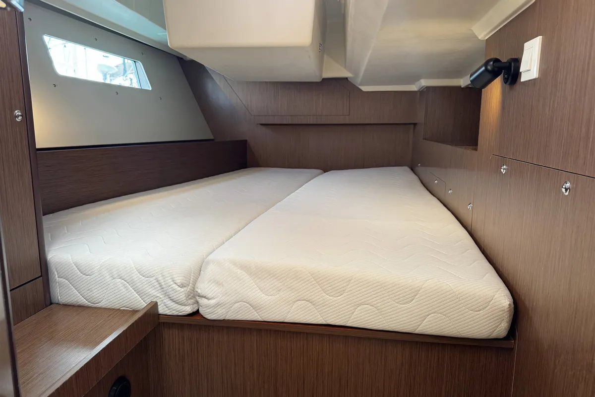 Cabin on All Winds, a Beneteau Oceanis 41.1 sailboat at Rogoznica, Croatia