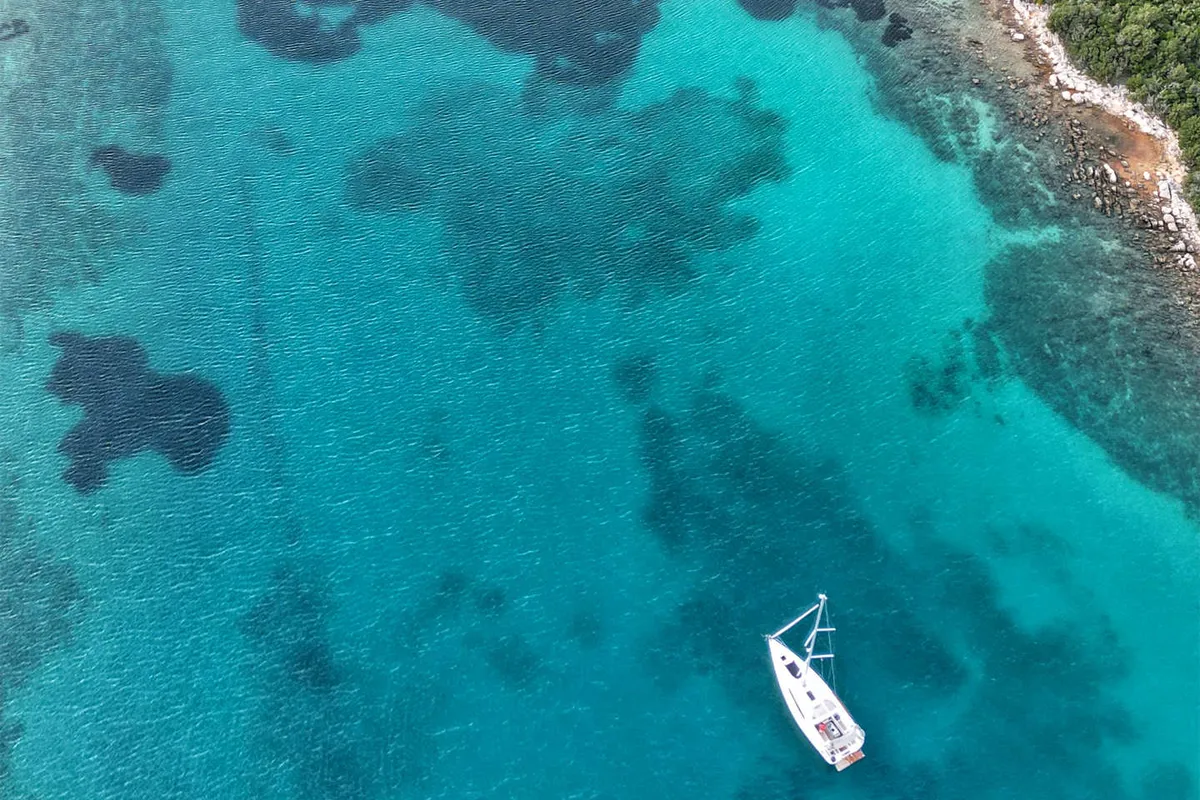 Exterior view of All Winds, a Beneteau Oceanis 41.1 sailboat at Rogoznica, Croatia