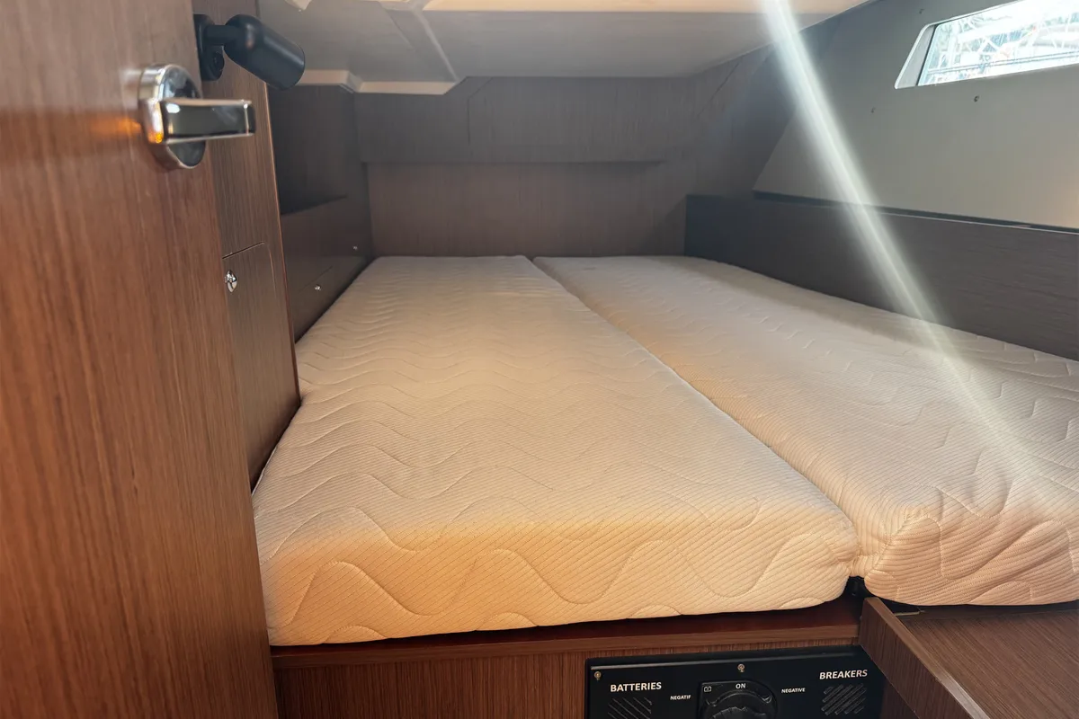 Cabin on All Winds, a Beneteau Oceanis 41.1 sailboat at Rogoznica, Croatia