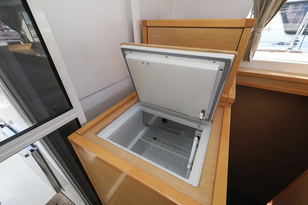 Galley of First Choice, a Lagoon 400 S2 catamaran at Grad Biograd na Moru, Croatia