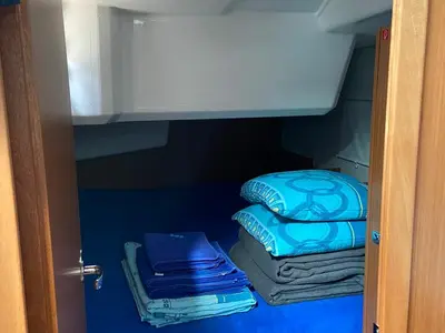 Cabin on La Vela, a Bavaria C38 sailboat at Općina Vrsar, Croatia