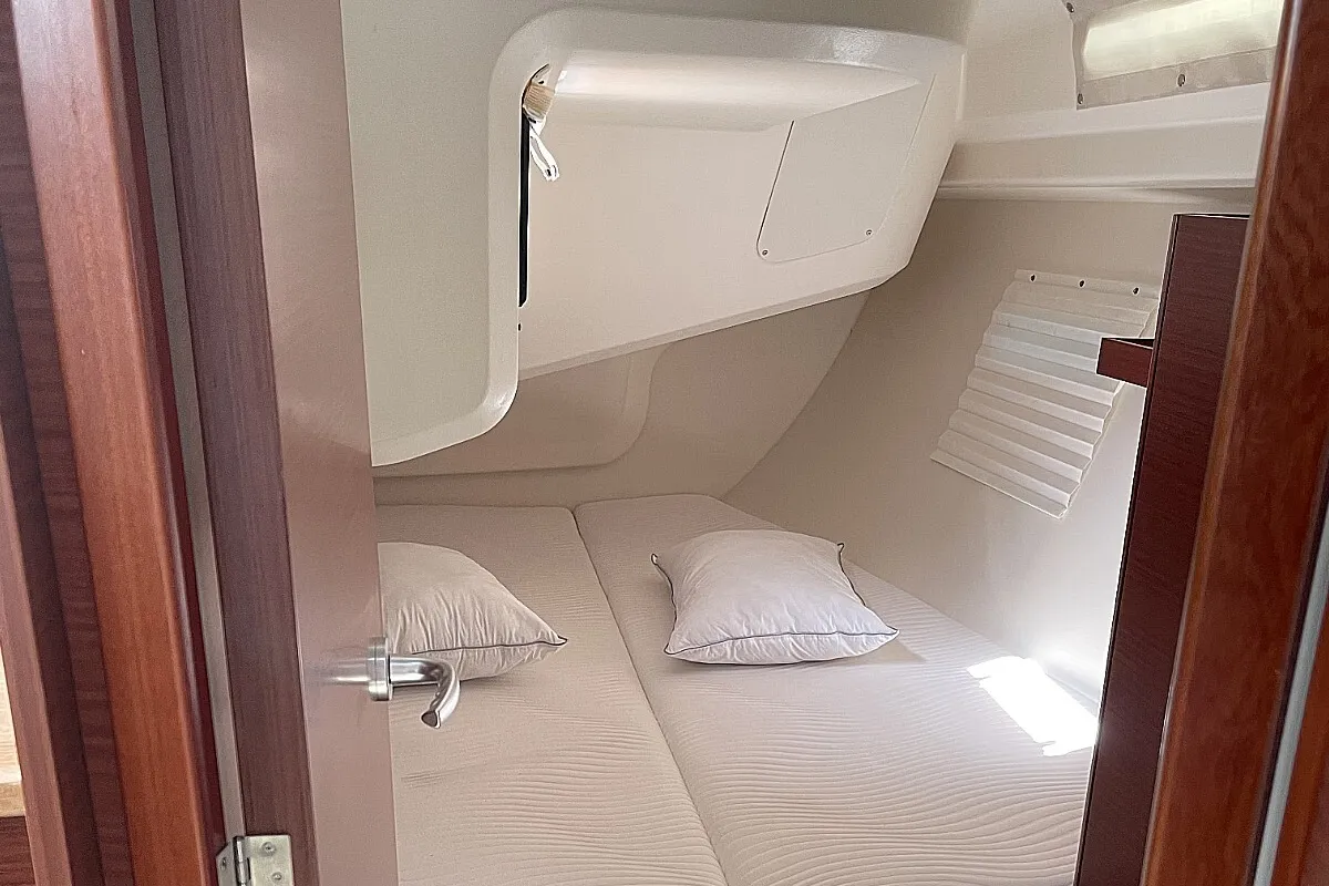 Cabin on Medusa III, a Hanse 388 sailboat at Municipal Unit of Lefkada, Greece