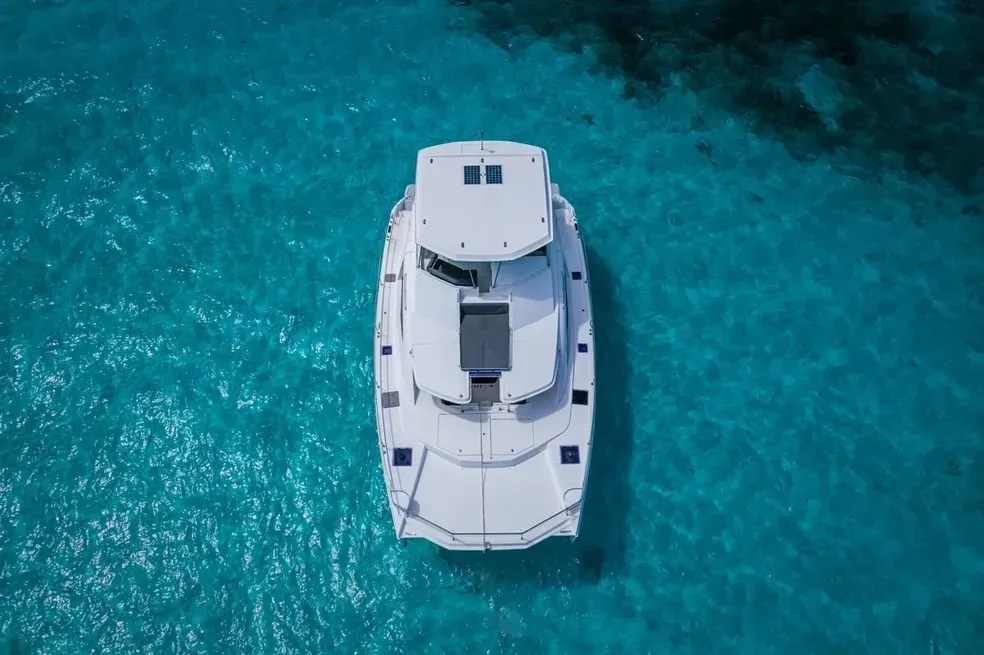 Exterior view of Leopard 51 PC, a catamaran at Gżira, Malta
