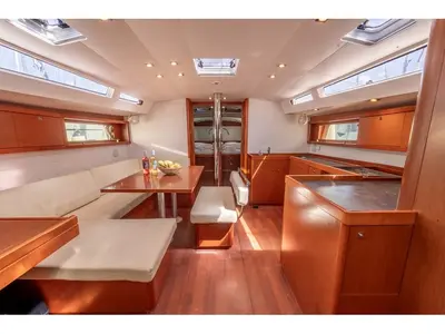 Galley of Deep Blue, a Lagoon 39 catamaran at Municipal Unit of Lefkada, Greece