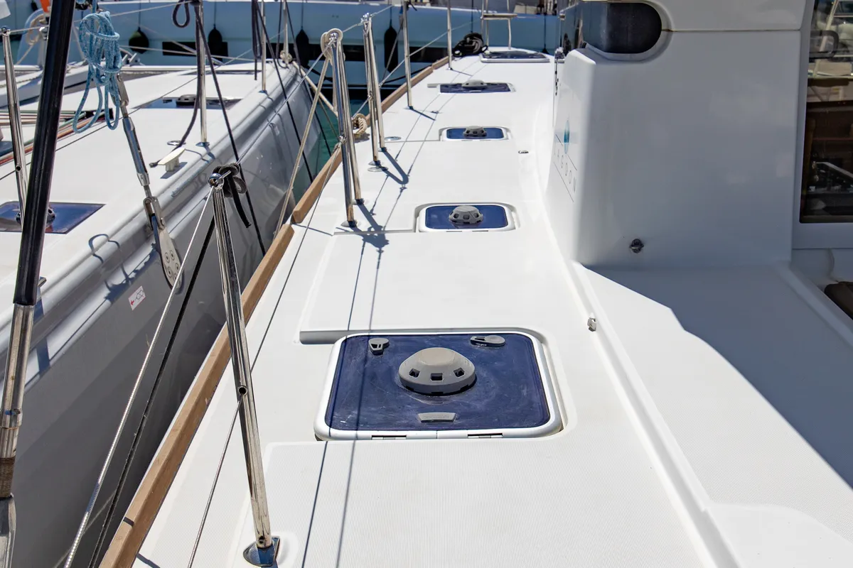 Deep Blue, a Lagoon 39 catamaran at Municipal Unit of Lefkada, Greece